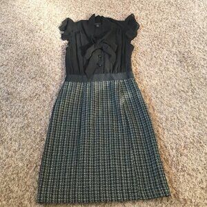 👗Tweed and Sheer Banana Republic Dress
